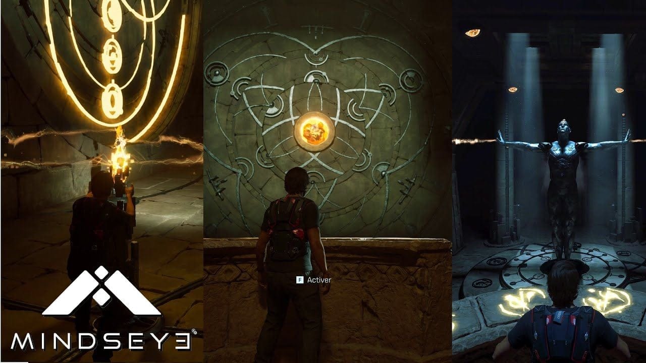 LA ZIGGOURAT ENIGME / PUZZLE ROUE / CRISTAUX / Secret STATUE Console déchiffrer la séquence MINDSEYE