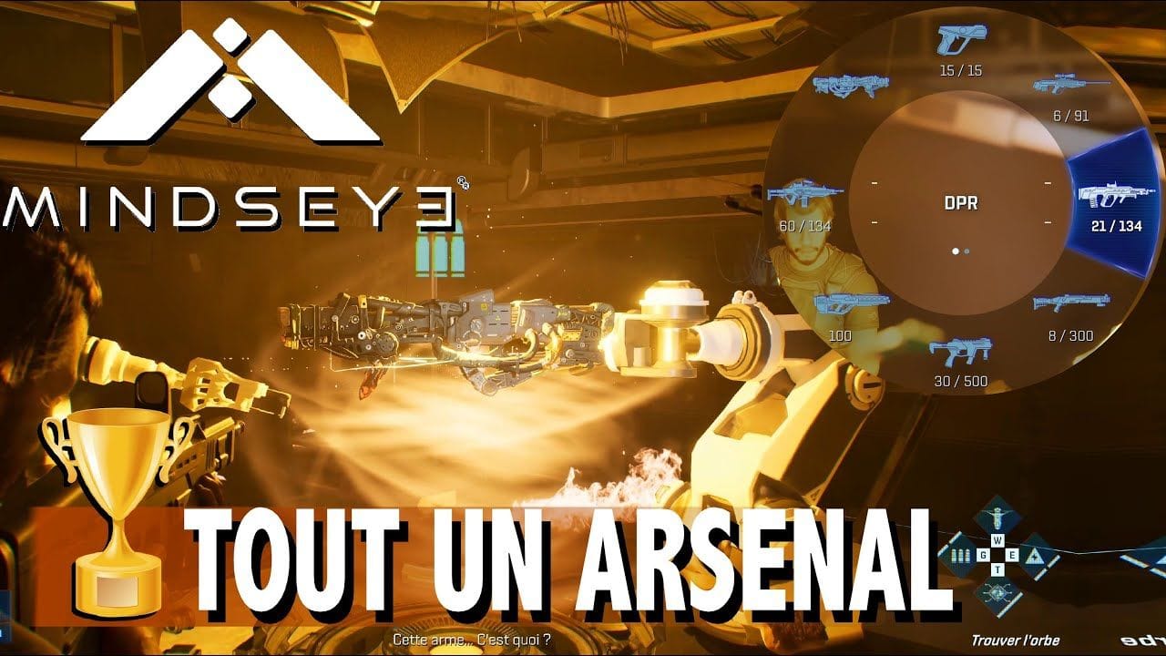 TOUT UN ARSENAL - Obtenir Toutes les armes de l'Aventure Principale  TROPHÉE / SUCCÈS - MINDSEYE