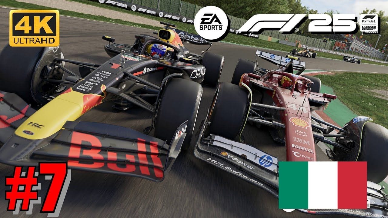 F1 25 Mode Carrière - GRAND PRIX D'ITALIE - HAMILTON FERRARI 4K Ultra 60fps