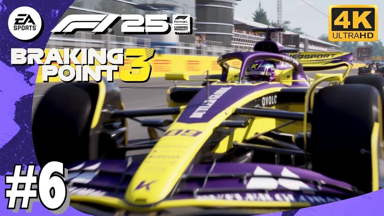 F1 25 POINT DE RUPTURE 3 - CHAPITRE 12 & 13 Italie & Mexique - BRAKING POINT 3 4K 60fps