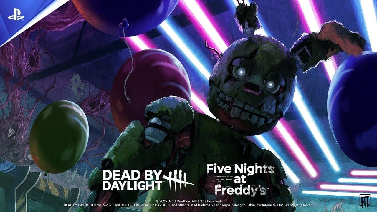 Dead by Daylight - Trailer du nouveau tueur : Springtrap - Five Night at Freddy's | PS5, PS4