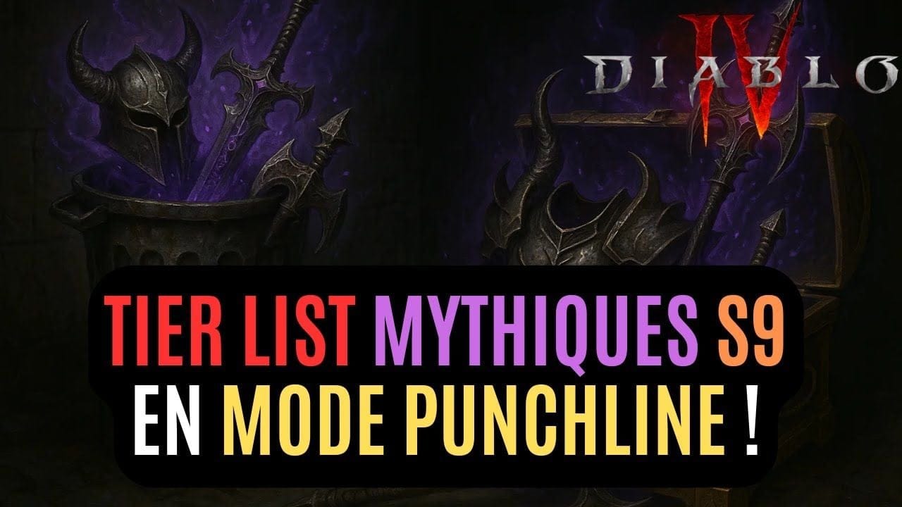 Tier List Des Objets Mythiques En Saison 9 En Mode Punchline Pour Se Faire Entendre Chez Blizzard !