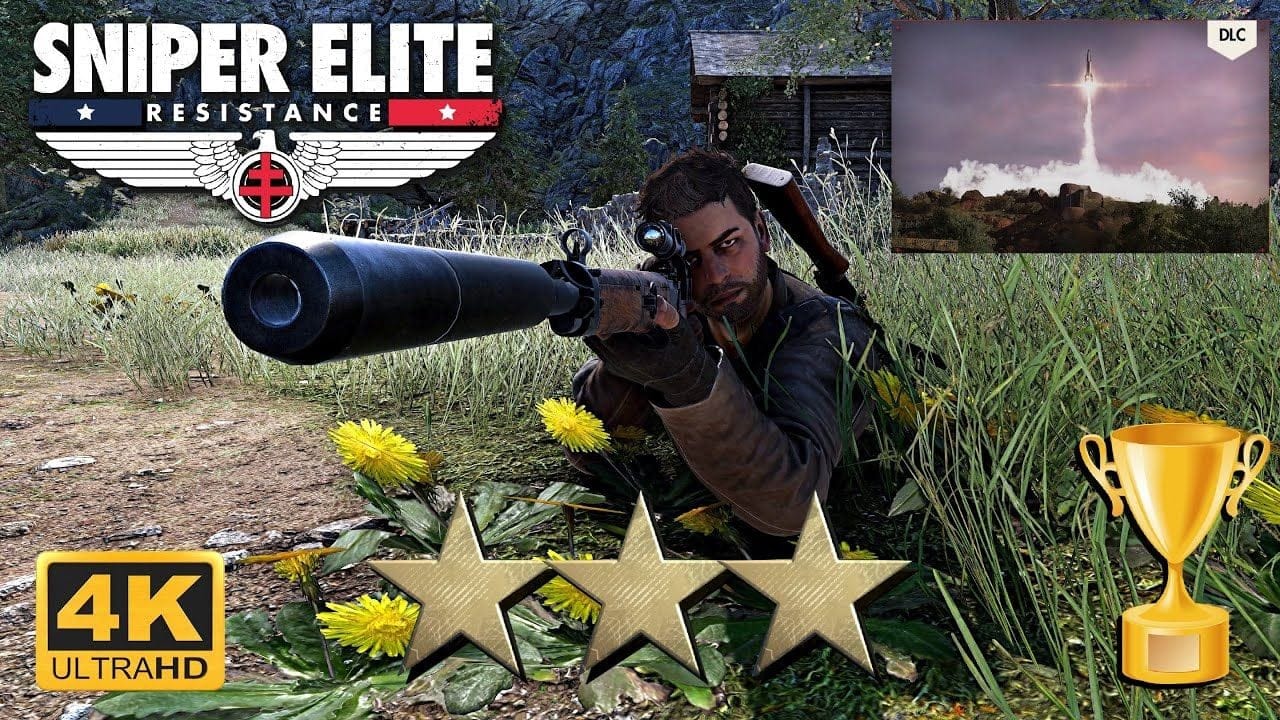 DANS LA BOUE ET LE TONNERRE  DIFFICULTÉ AUTHENTIQUE TOUS OBJECTIFS 3 ÉTOILES SNIPER ELITE RESISTANCE