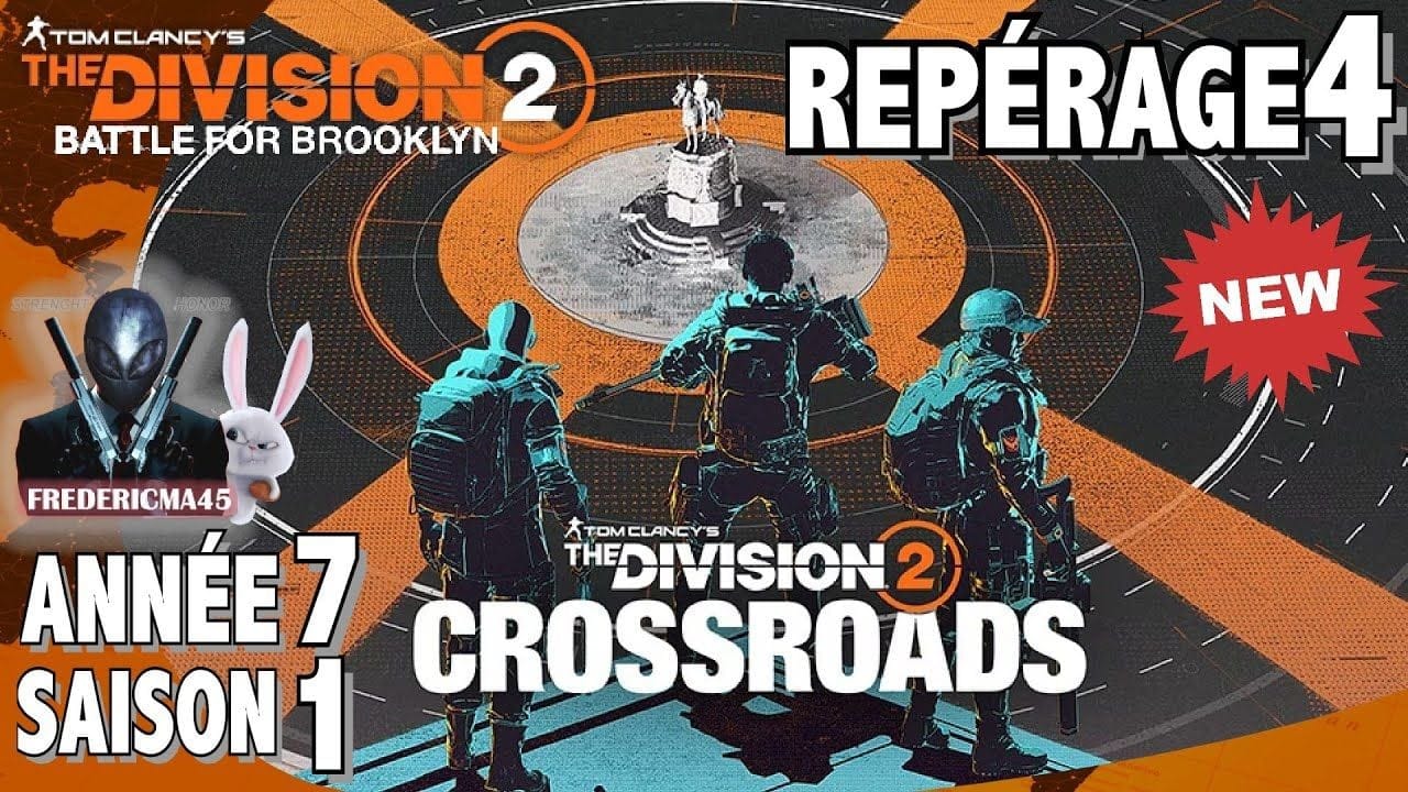 THE DIVISION 2 - REPÉRAGE 4 + Activité 1 2 3 & DÉCOUVERTE SAISON 1 ANNÉE 7 CROSSRAODS