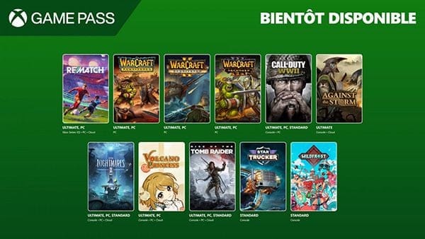 Prochainement dans le Game Pass : Rematch, Warcraft III: Reforged, Call of Duty: WWII