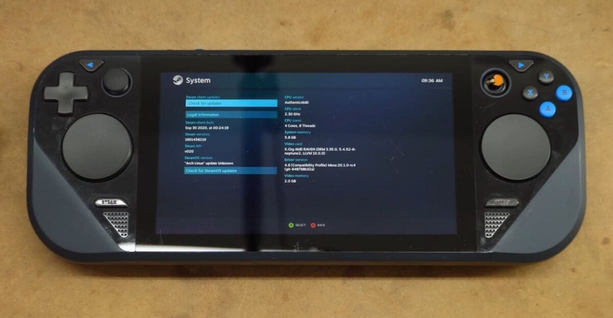 Un prototype du Steam Deck équipé d’un Ryzen 7 3700U a été vendu sur eBay et testé - IG News