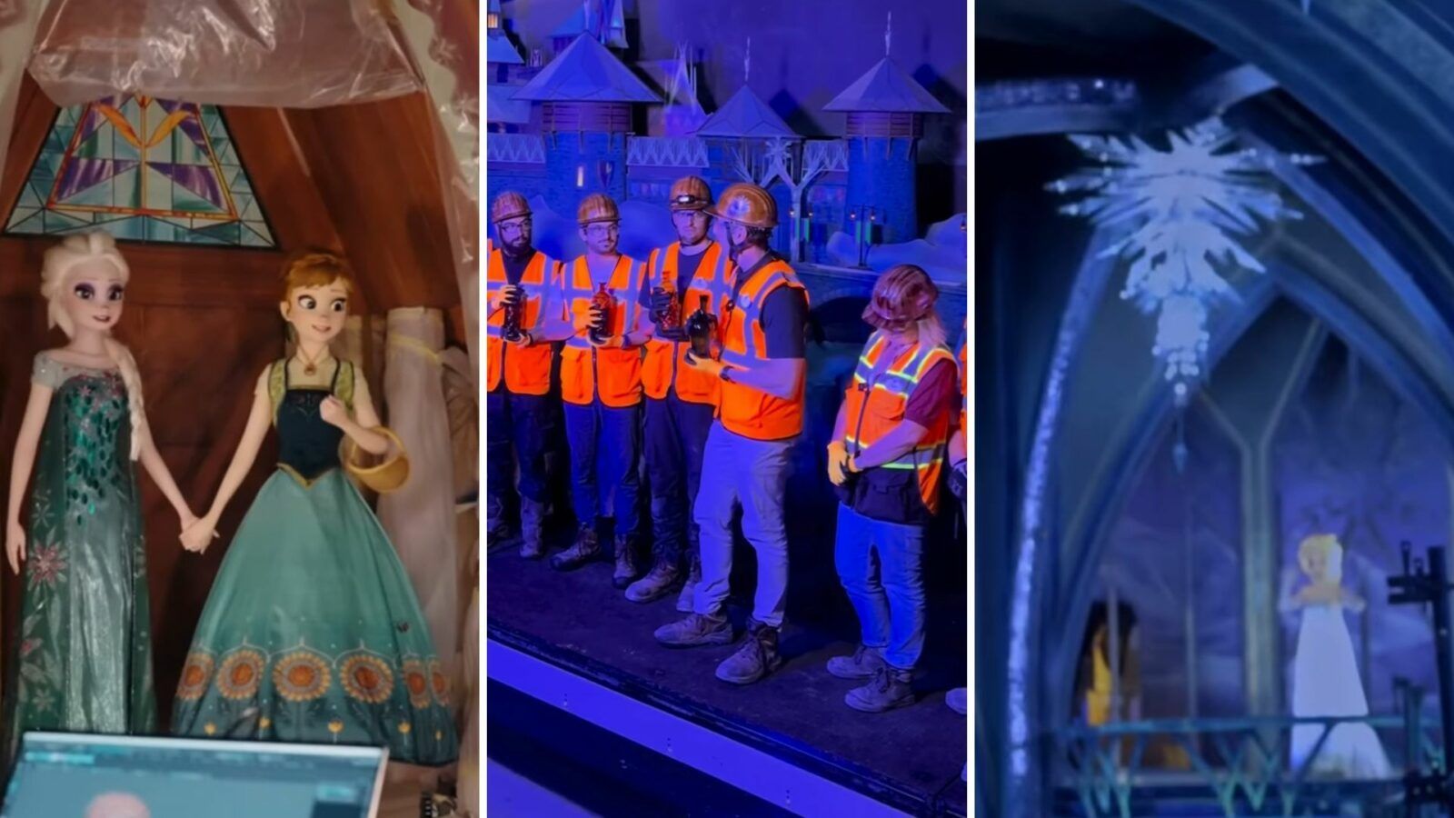 Disney dévoile les premières images de l'attraction Reine des Neiges à Paris