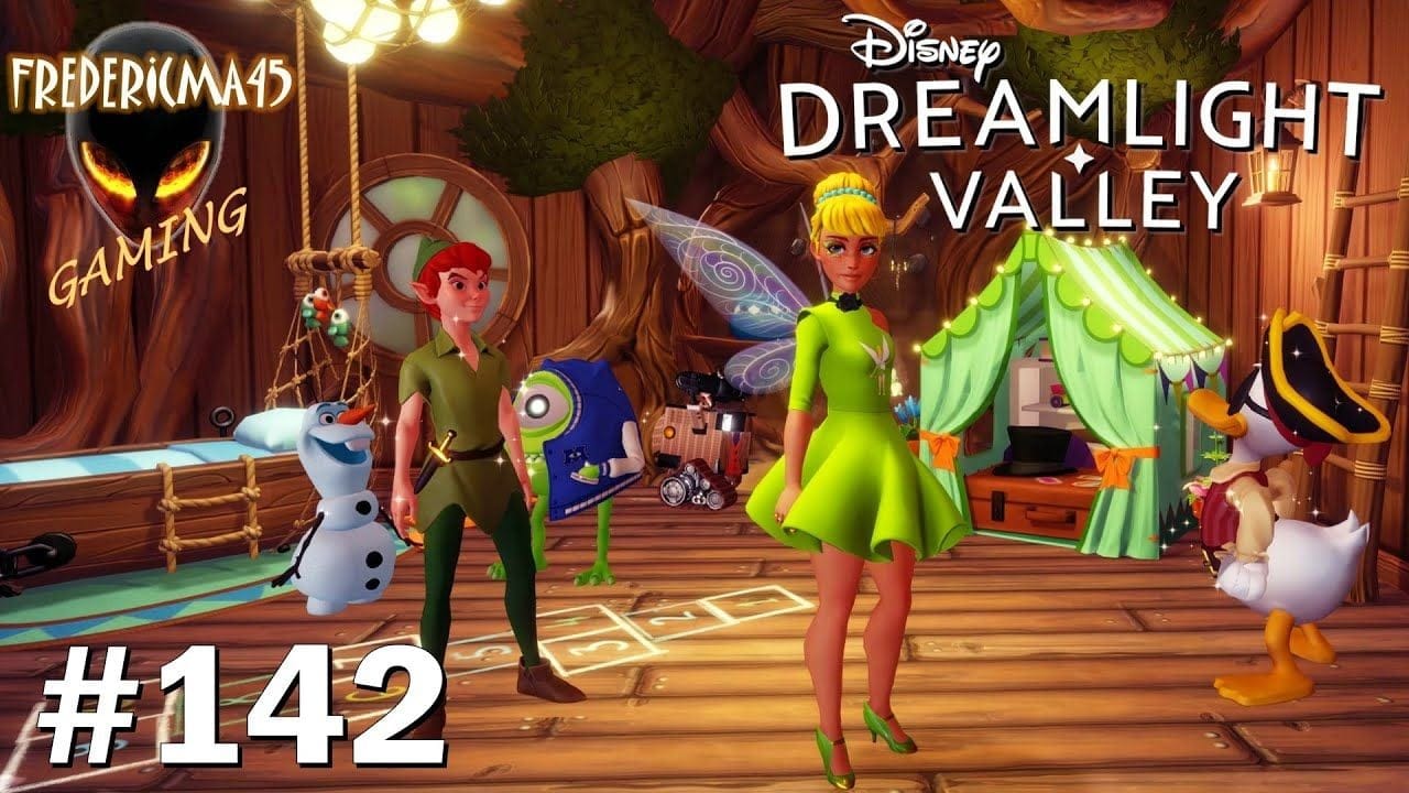 Disney Dreamlight Valley [FR] PETER PAN : Chasse à l'Ombre / Cachette / Nouveaux Enfants Perdus #142