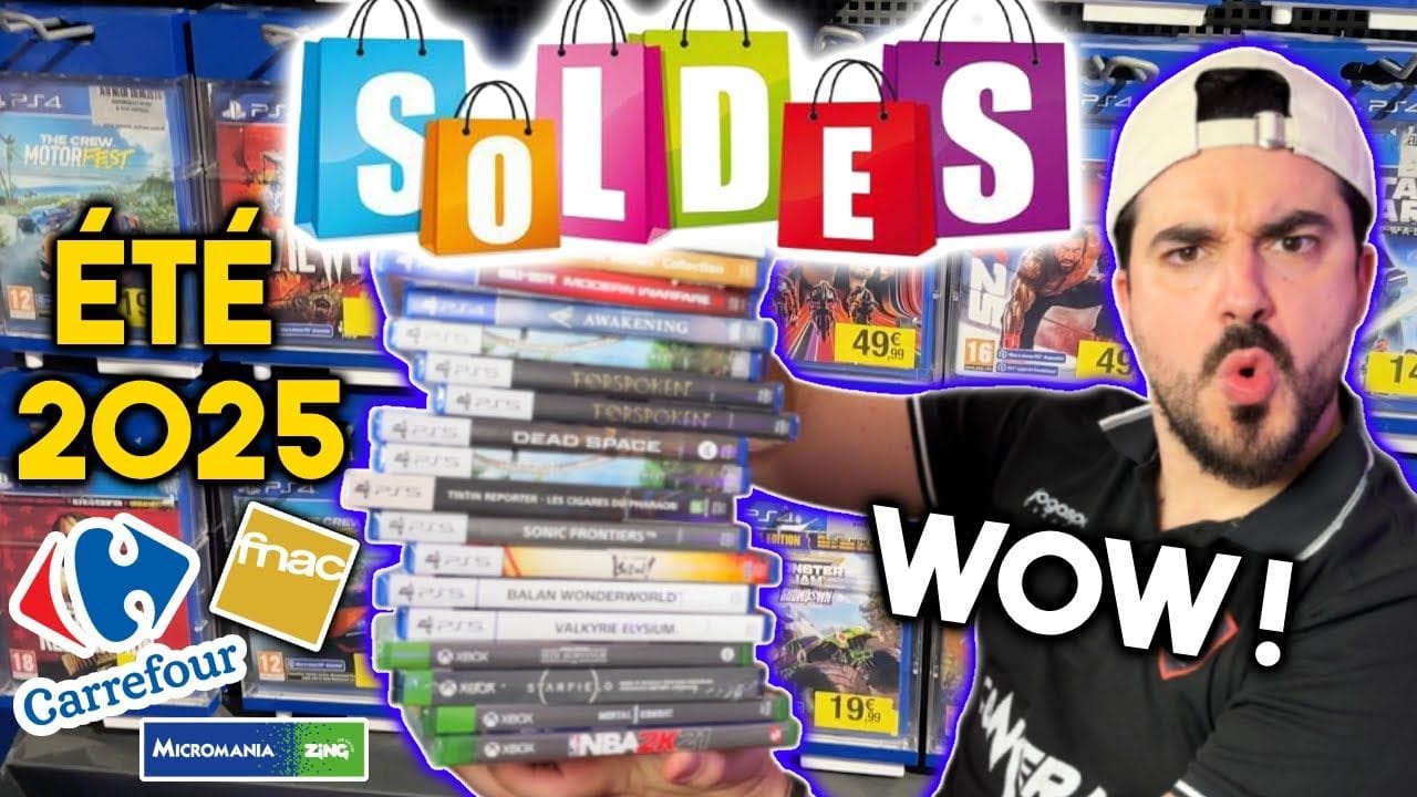 Les SOLDES JEUX VIDÉO ÉTÉ 2025 - JEU PS5 À 1,20€ un RECORD BATTU !!! C'était le TOP !