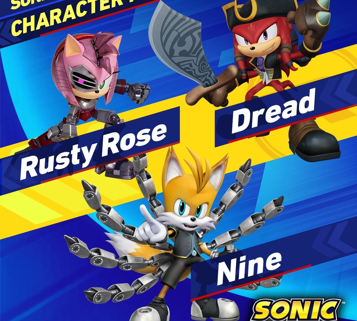 Jetez un coup d'œil au pack de personnages de Sonic Prime pour Sonic Racing: Crossworlds