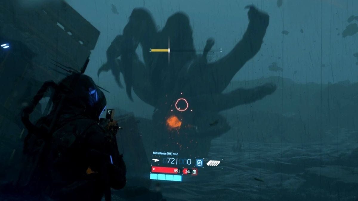 Death Stranding 2 : Comment capturer un échoué Absorbeur avec une grenade EX ?