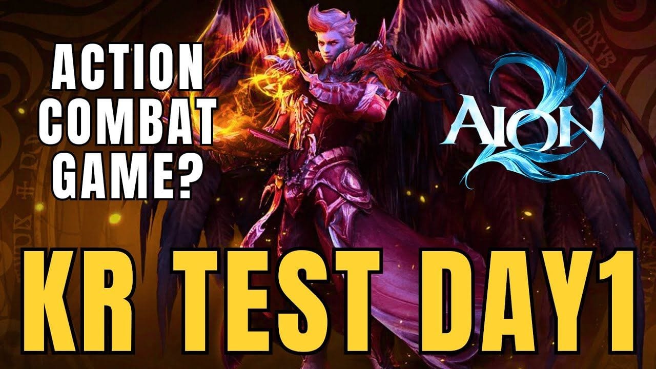 Aion 2 - FIRST TEST DAY KR! Action Combat Gameplay? Mobile UI, Raids, PVP/PVE News? New MMORPG 2025