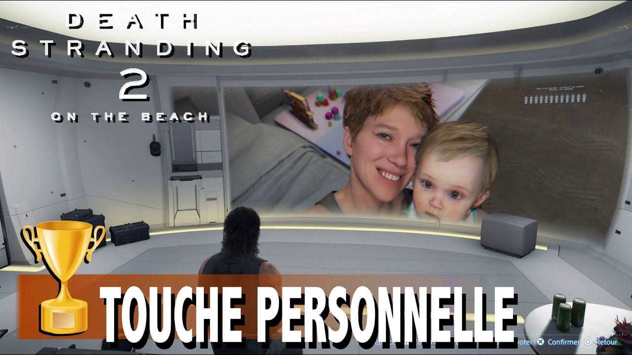 TOUCHE PERSONNELLE - Décorer sa chambre avec 1 Capture d'écran  TROPHÉE  - DEATH STRANDING 2