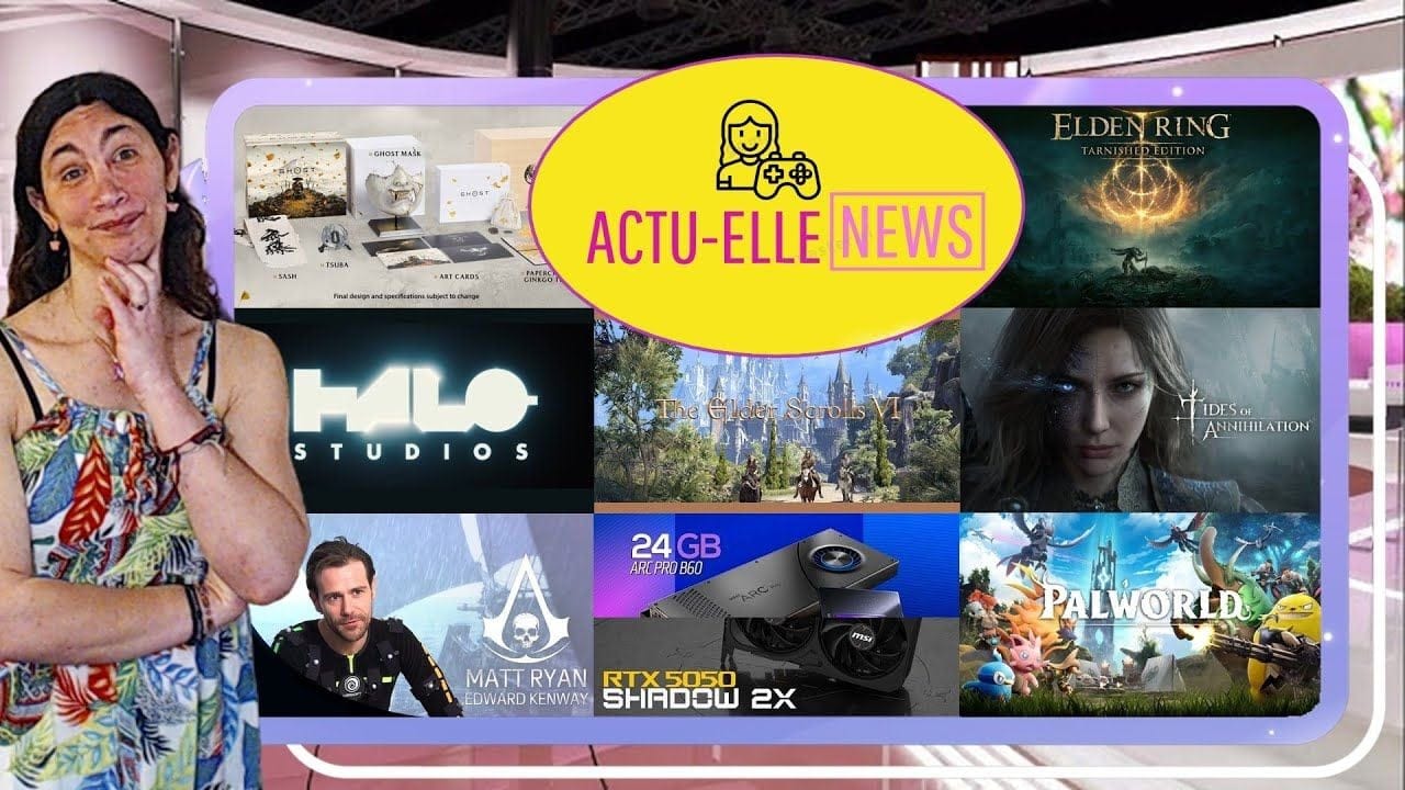Actu Elle News du 1er juillet(Ghost of Yotei, Black Flag, Elden Ring, Halo, Intel et plus)