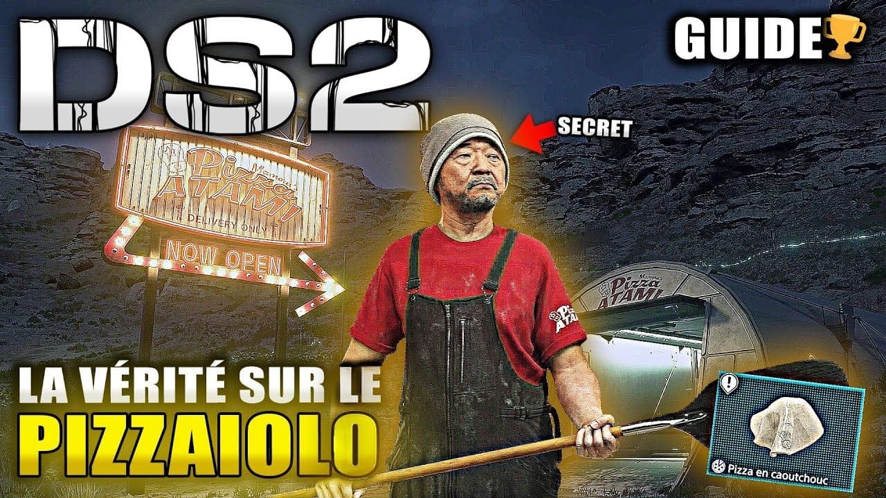 Death Stranding 2 : Le SECRET du Pizzaiolo (La vérité) 🏆Alors c'est VOUS, le Pizzaiolo Guide Trophée