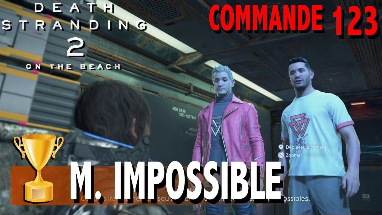 Connecter Installation M. IMPOSSIBLE & Commande 123 - DEATH STRANDING 2 ON THE BEACH