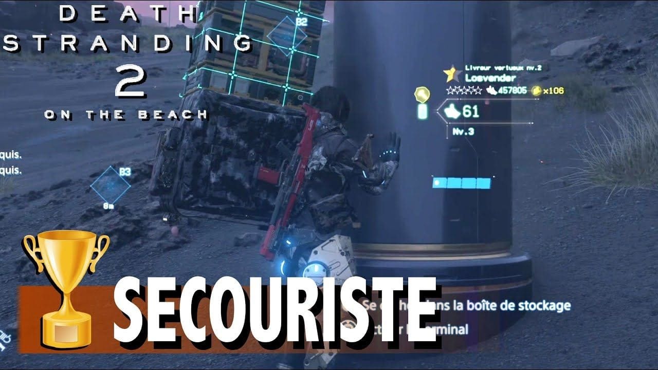 SECOURISTE - Livrez votre première aide d'Urgence - TROPHÉE - DEATH STRANDING 2