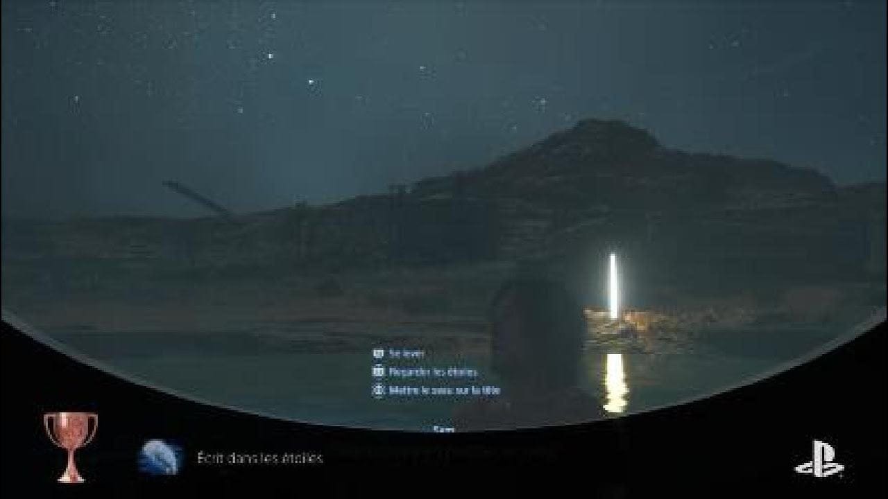 DEATH STRANDING 2 : Guide/Trophée Écrit dans les étoile