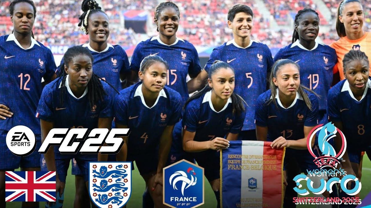 UEFA EURO FÉMININ 2025 : FRANCE - ANGLETERRE - FC 25 4K