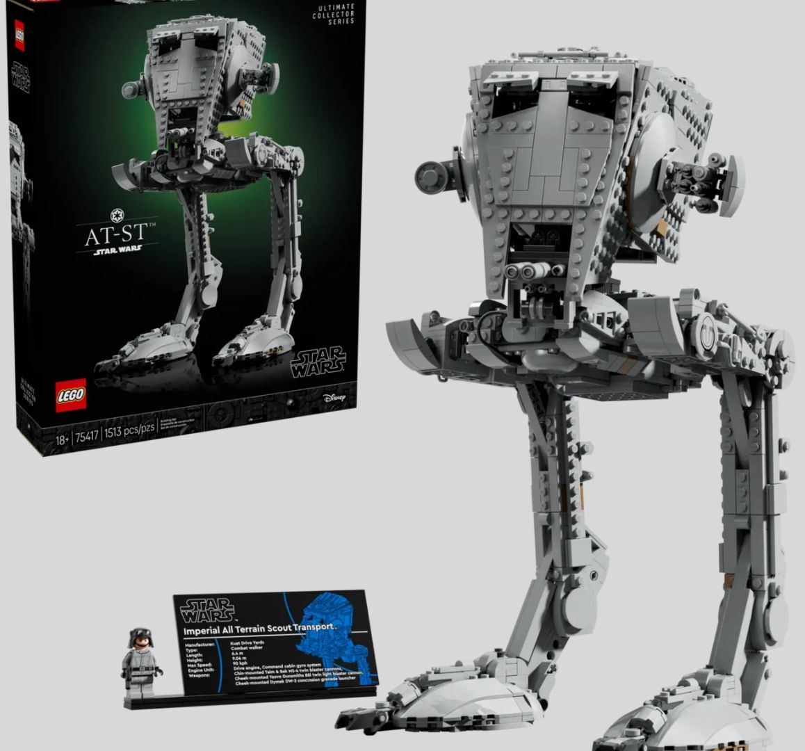 AT-ST est à l'honneur dans le dernier ensemble LEGO Star Wars UCS