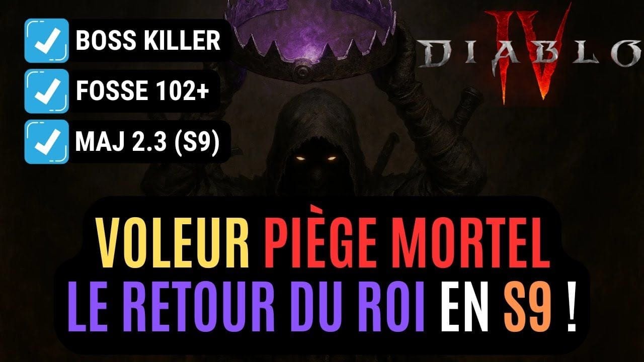 Build Du Voleur Piège Mortel Endgame En Saison 9 Dans Diablo IV (Le Roi Du Speed Farming) !