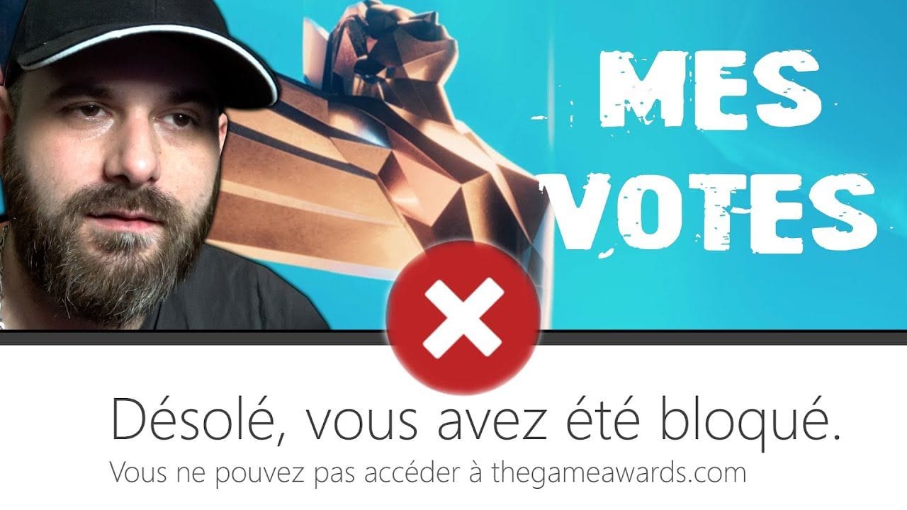 Je me suis fait ban 😂 Mes votes pour les Game Awards 2025