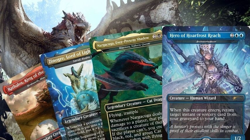 Magic The Gathering lance une collaboration inédite avec Monster Hunter par surprise