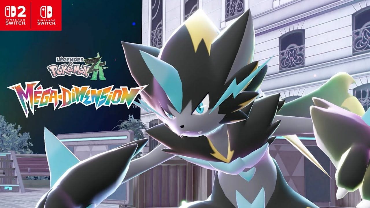 Légendes Pokémon Z-A : le DLC Méga-Dimension nous montre une Méga-évolution inédite avec Méga-Zeraora