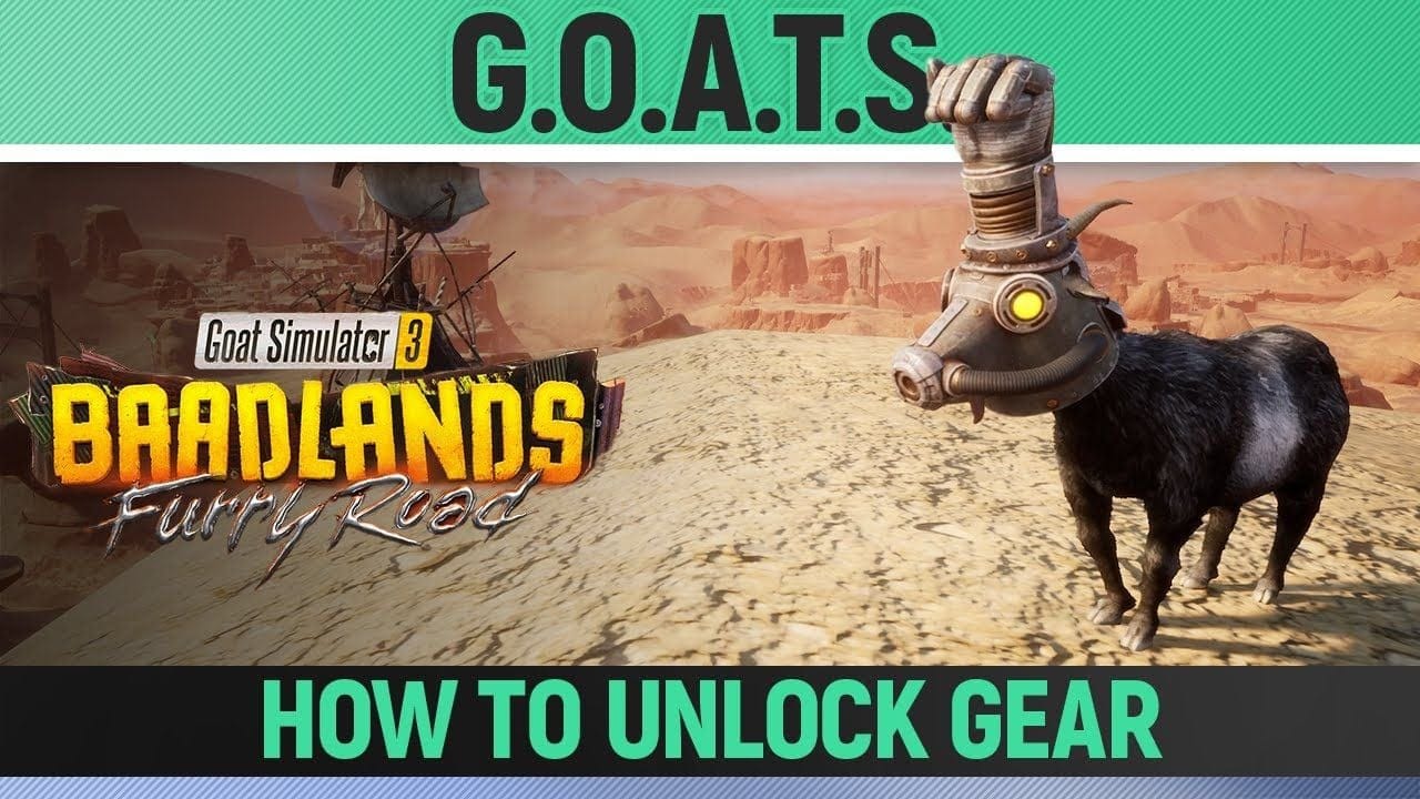 Goat Simulator 3: Baadlands Furry Road - G.O.A.T.S.  - Goat Gear Location
