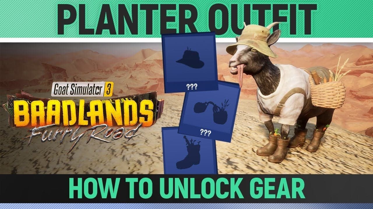 Goat Simulator 3: Baadlands Furry Road - Planter Outfit - Goat Gear Location