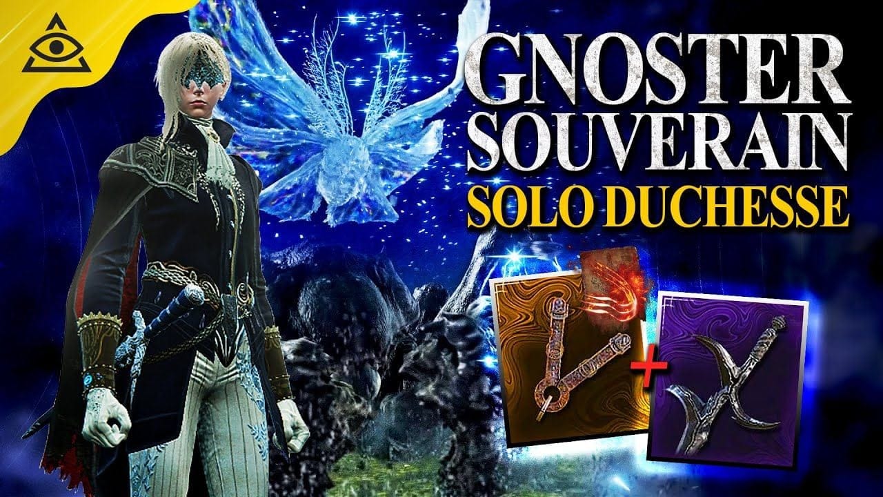 Elden Ring Nightreign : GNOSTER SOUVERAIN en SOLO DUCHESSE, Serres de Feu sanguin & Couteau Noir !