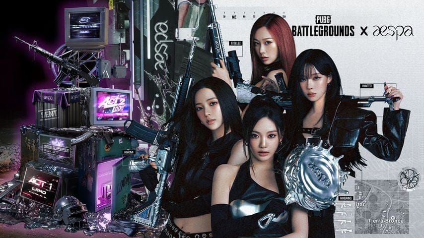 PUBG : Battlegrounds s'associe au groupe de K-Pop aespa