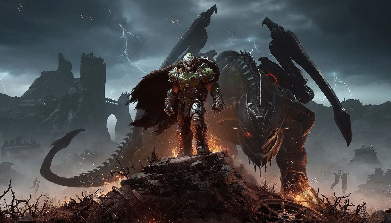 Le trophée platine de Doom: The Dark Ages sur PS5 est désormais disponible à l'achat.