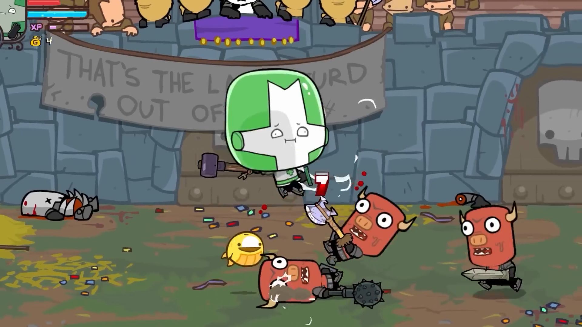 Le DLC Painter Boss Paradise de Castle Crashers sera lancé le mois prochain.