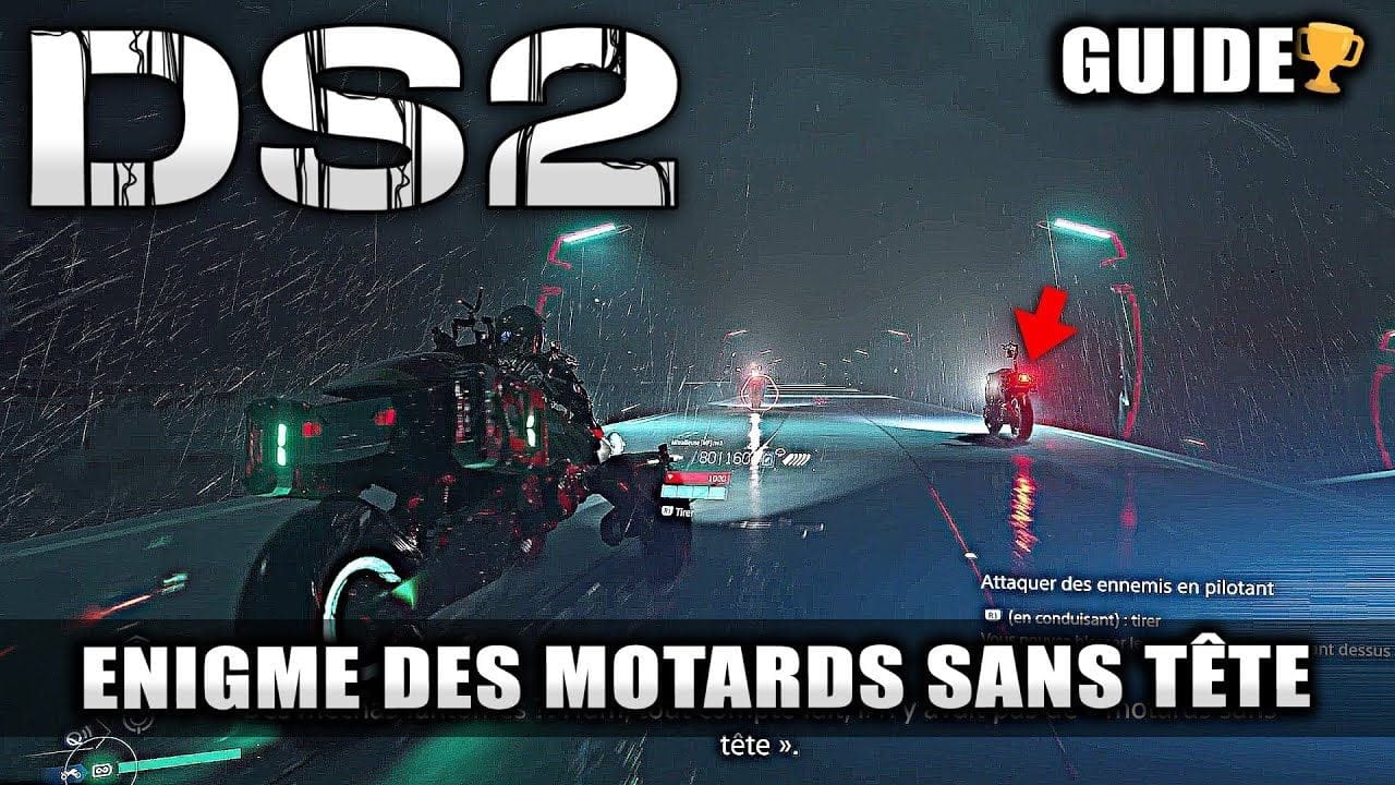 Death Stranding 2: L'Énigme des MOTARDS SANS TÊTE (🏆Motards sans tête démasqués) Chasseur de Fantôme
