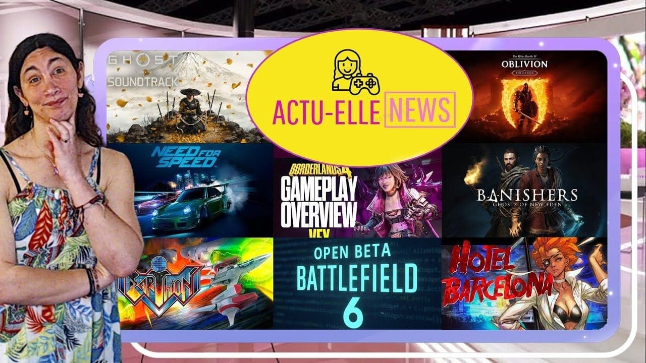 Actu Elle News du 12 juillet(Ghost of Yotei, Battlefield, Borderlands 4 et plus)