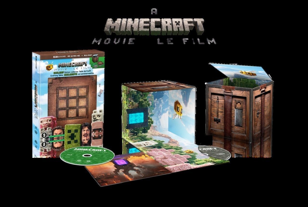 Minecraft : le film événement se date en DVD, Blu-Ray et 4K UHD !