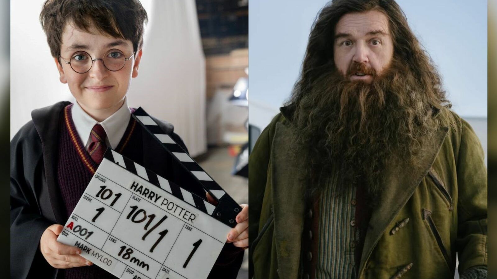 Harry Potter la série : enfin des premières images d'Harry et Hagrid !