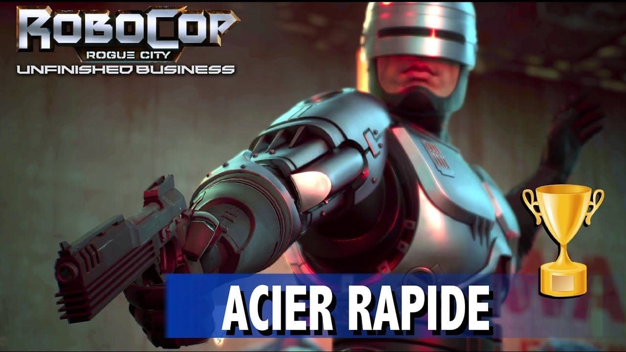 ACIER RAPIDE - Arrêter le Compacteur de déchets en moins de 40 secondes  ROBOCOP UNFINISHED BUSINESS