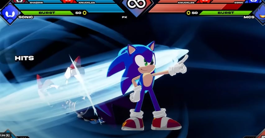 Sonic : un jeu de combat en 3v3 fait par des fans est déjà disponible