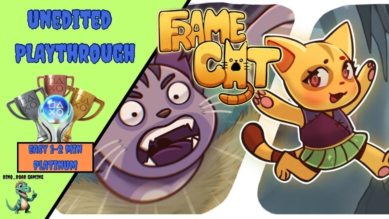Frame Cat - Unedited Platinum Trophy Playthrough (PS4/PS5)