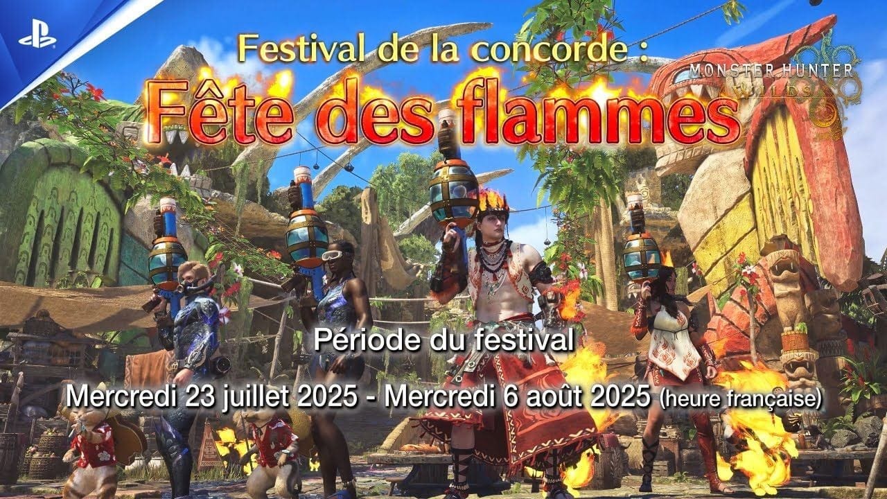 Monster Hunter Wilds - Trailer du Festival de la concorde : Fête des flammes - 4K I PS5