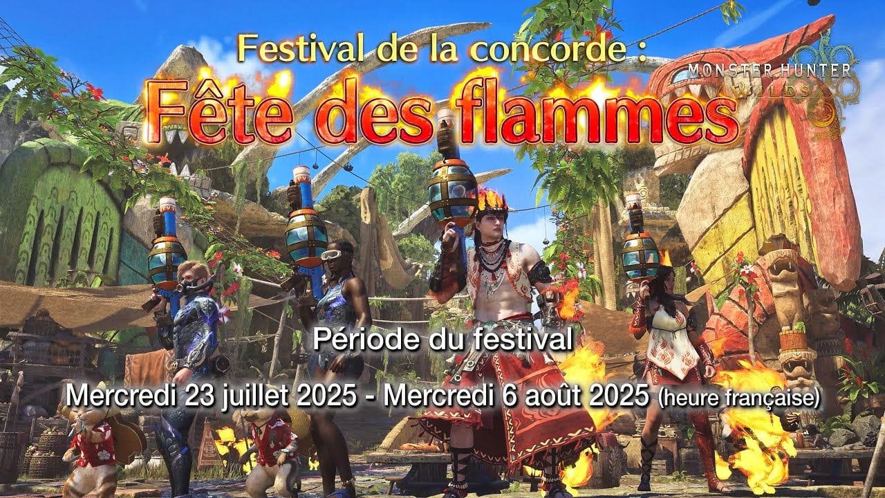 Monster Hunter Wilds – Festival de la concorde : Fête des flammes | Événement saisonnier de l'été