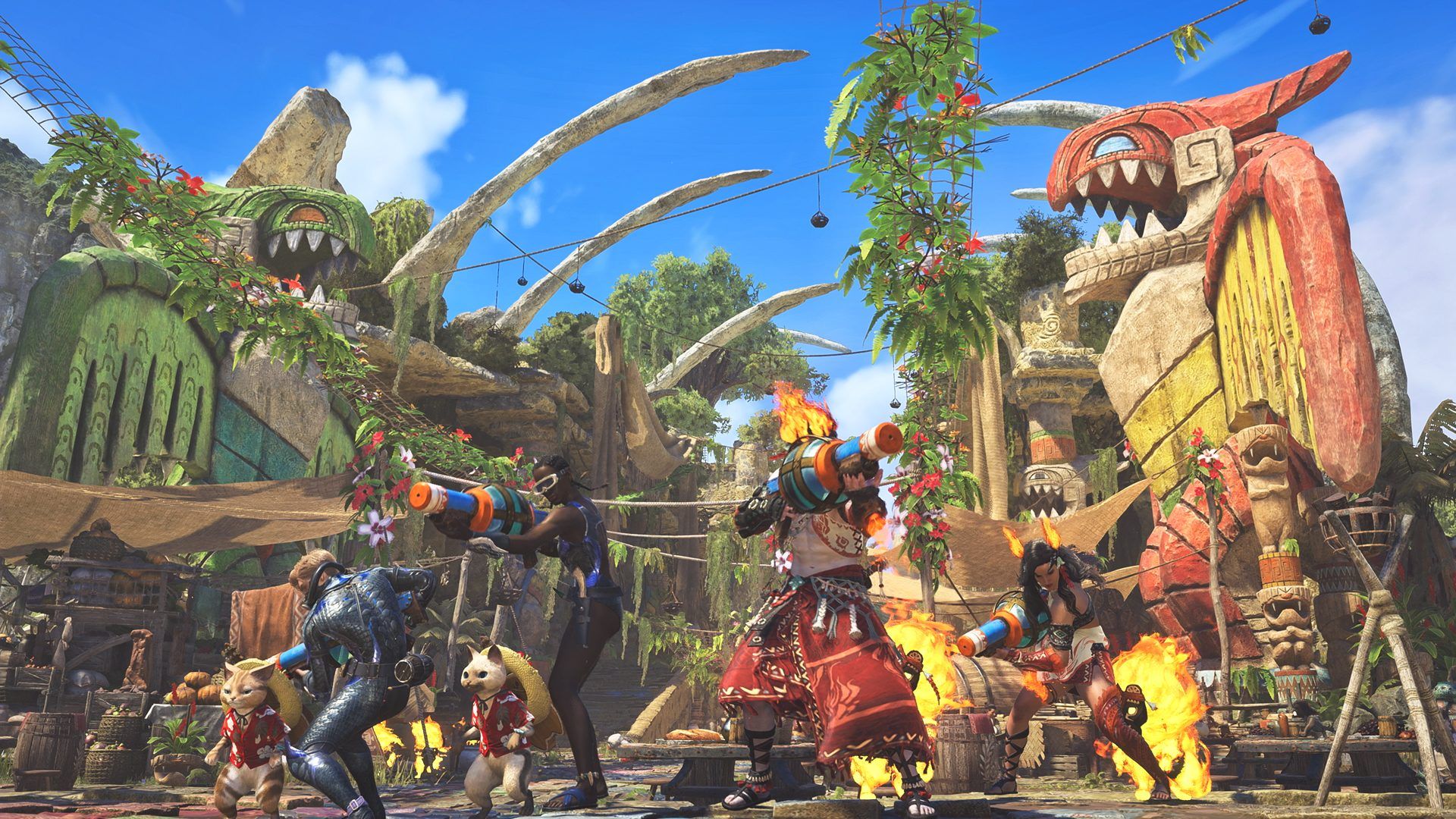 À partir du 23 juillet, l’été s’invite dans Monster Hunter Wilds avec l’événement saisonnier Festival de la concorde : Fête des Flammes !