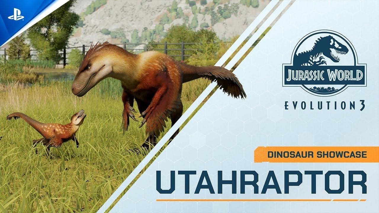 Jurassic World Evolution 3 - Utahraptor Dinosaur Showcase | PS5 Games