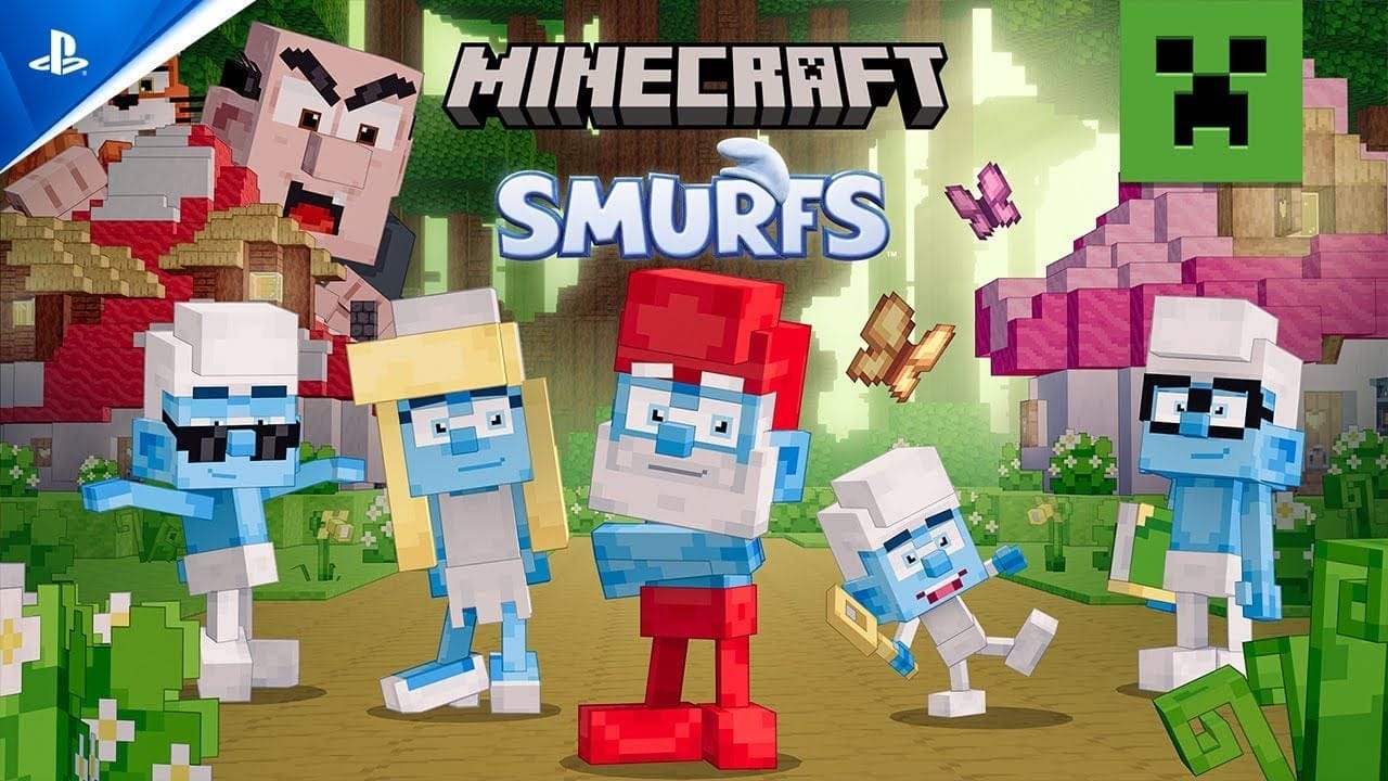 Minecraft - Smurfs DLC Trailer | PS5 & PS4 Games