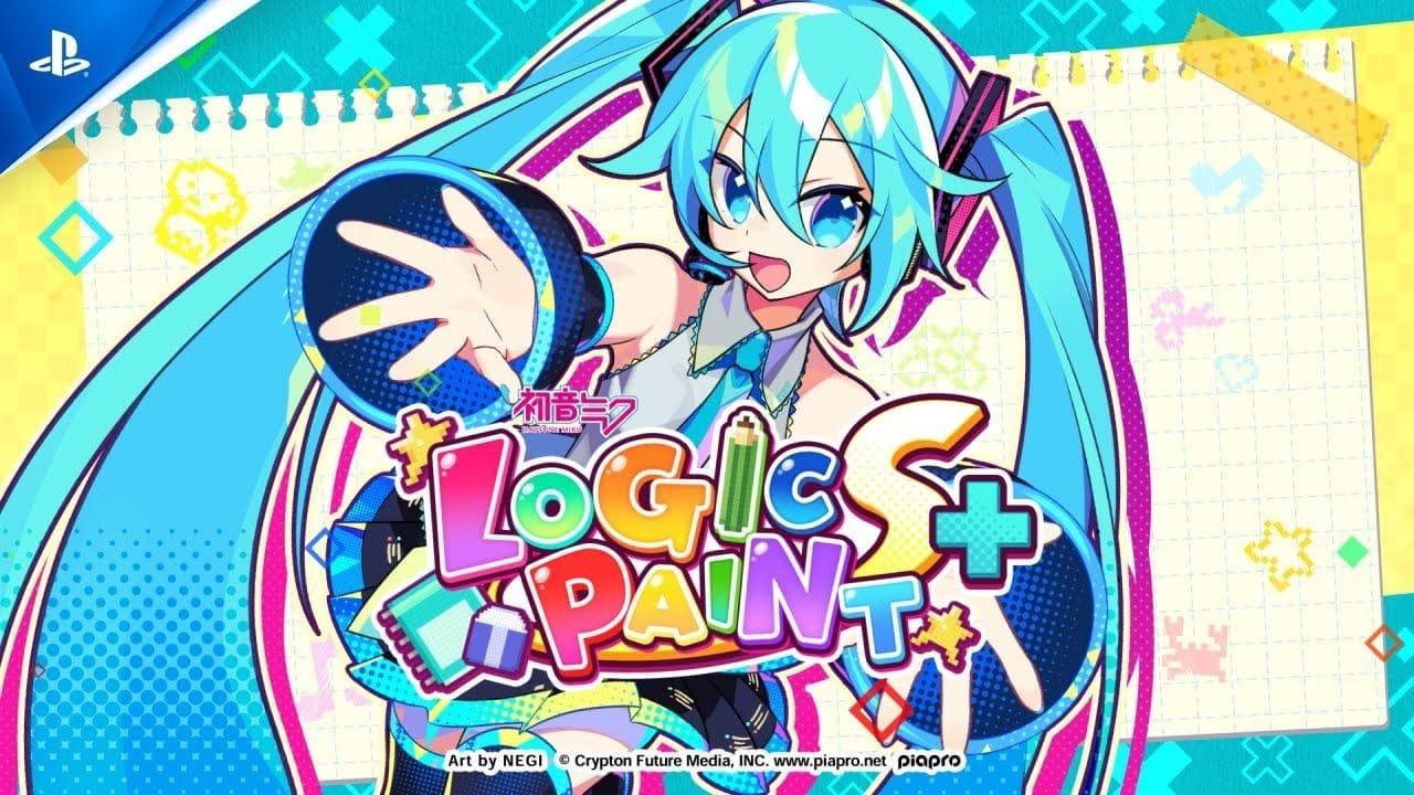 Hatsune Miku Logic Paint S+ - Launch Trailer | PS5 & PS4 Games