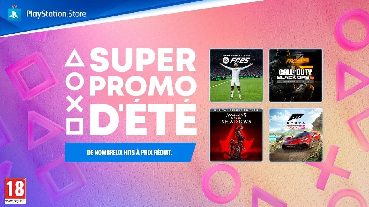 PlayStation Store - Super Promo d'Été 2025 | PS5, PS4