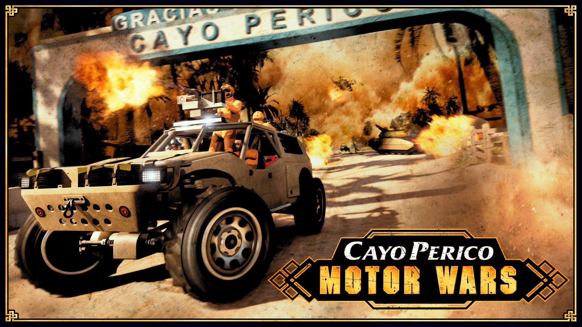 Cayo Perico Motor Wars: New Mode with 4X Rewards for GTA+ Members - Rockstar Games
