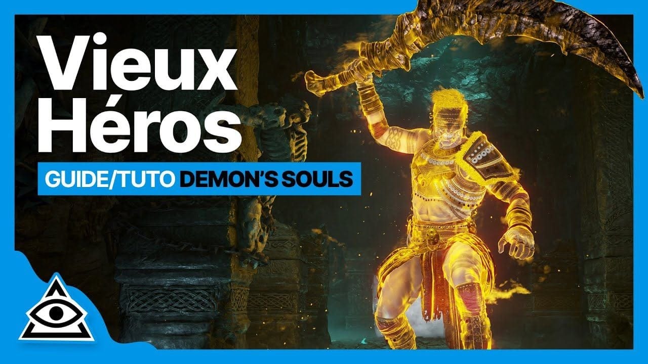 GUIDE-TUTO DEMON'S SOULS (PS5) † Battre Le Vieux Héros facilement † FR